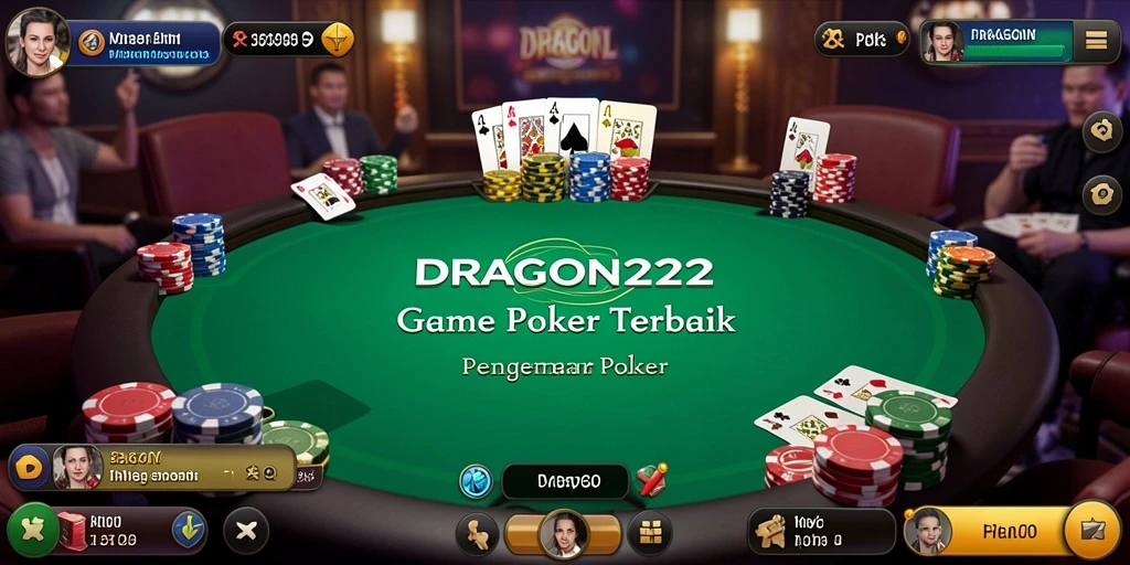 Screenshot utama DRAGON222 menampilkan gameplay Poker yang mengasyikkan.