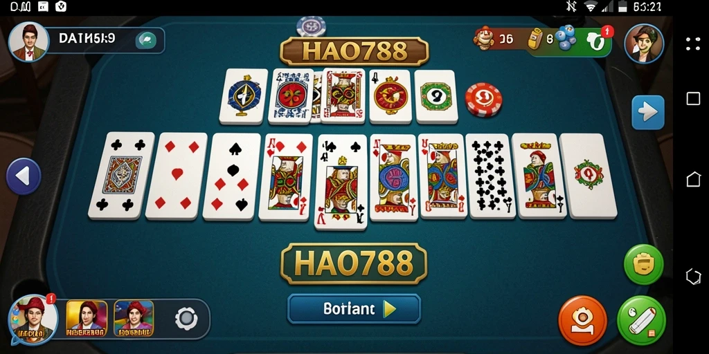 Screenshot HAO788 menampilkan gameplay Domino yang seru dan interaktif.