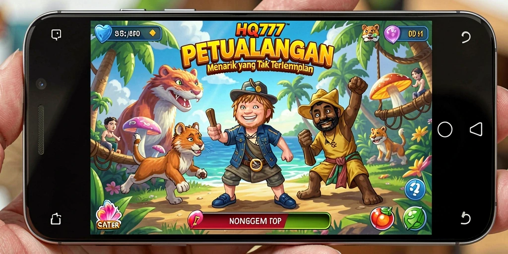 Tampilan permainan <strong>HQ777</strong> menampilkan aksi petualangan yang seru.