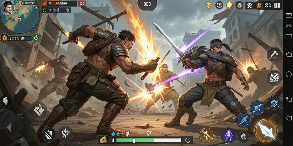 Tampilan screenshot dari gameplay strategis di ID678.