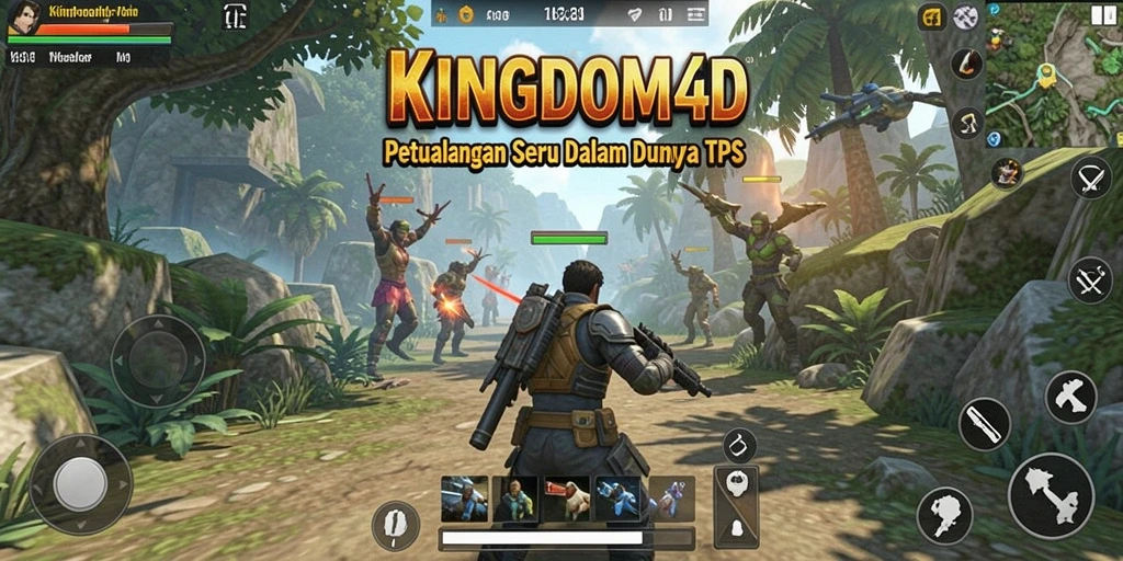 Tampilan seru dari gameplay KINGDOM4D yang penuh aksi.