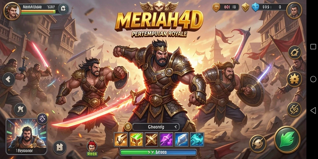 Screenshot gameplay <strong>MERIAH4D</strong> menampilkan aksi pertempuran yang mendebarkan.