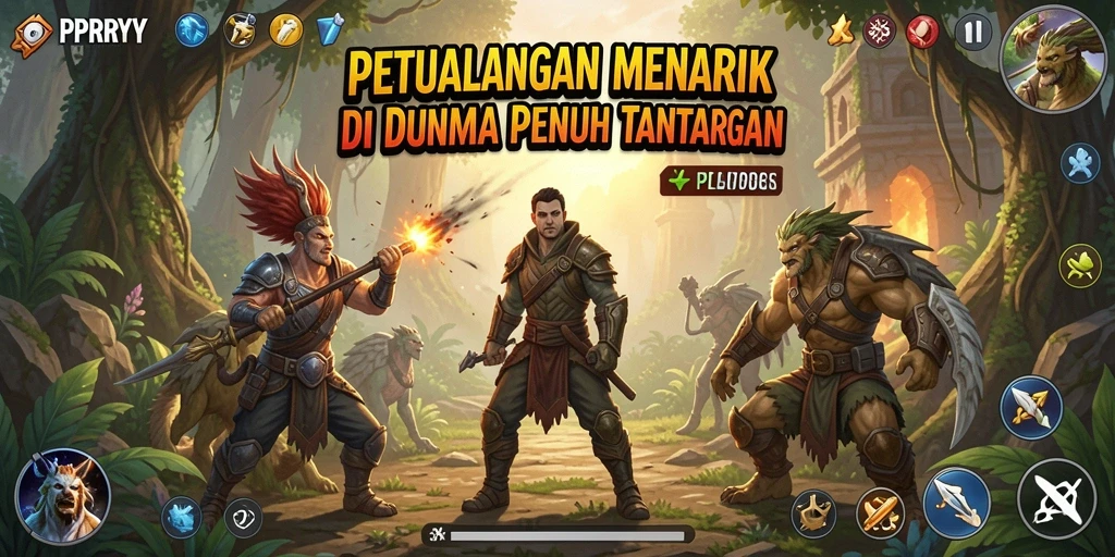 Screenshot dari gameplay PPRRYY yang menampilkan petualangan seru.