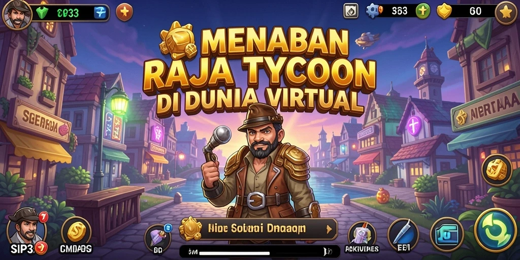Tampilan gameplay SIP33 yang menantang dalam meraih kesuksesan bisnis.