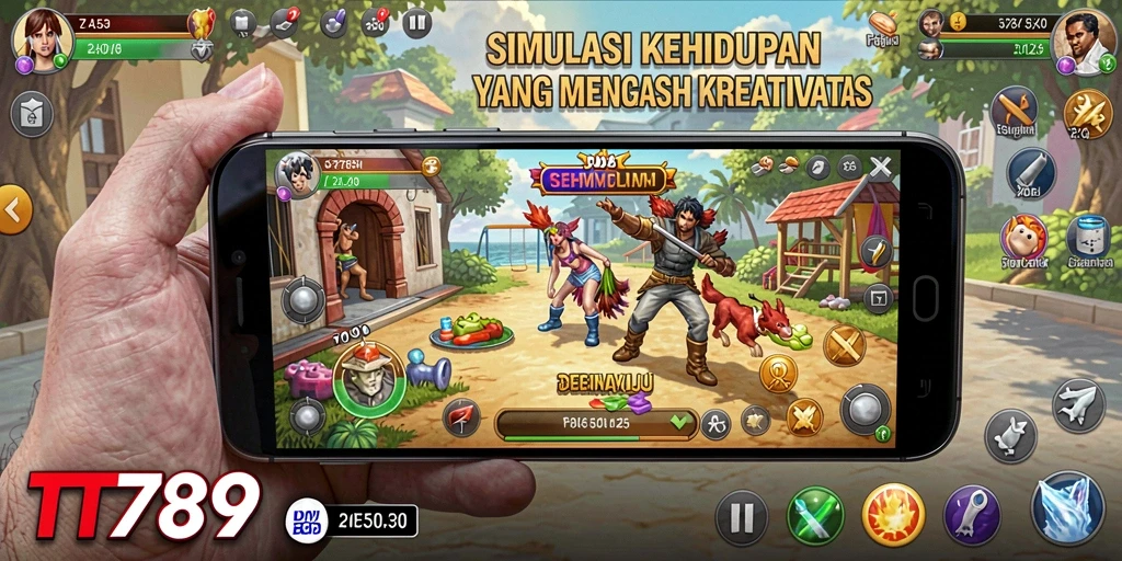 Tampilan gameplay menarik dari TT789 dengan fitur simulasi interaktif.