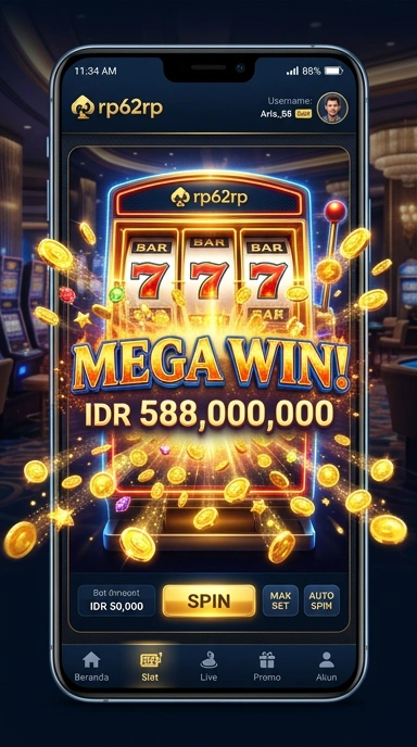 Interface pengguna yang ramah di rp62rp memudahkan navigasi.